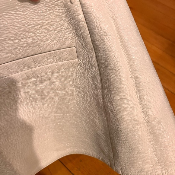 Courreges Cream micro Mini Skirt size 34 - Picture 5 of 5